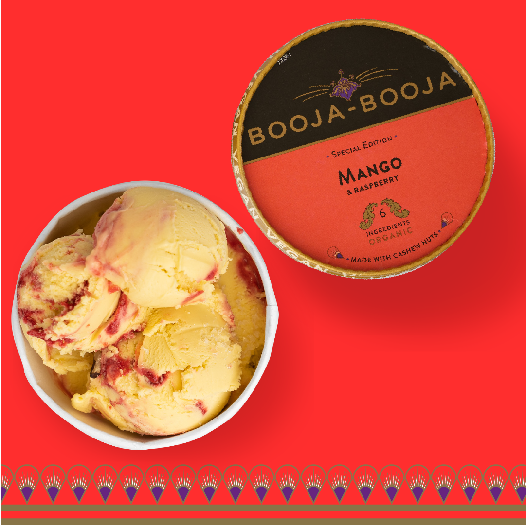 Mango And Raspberry Ice Cream Mango & Raspberry Ice Cream – Booja Booja