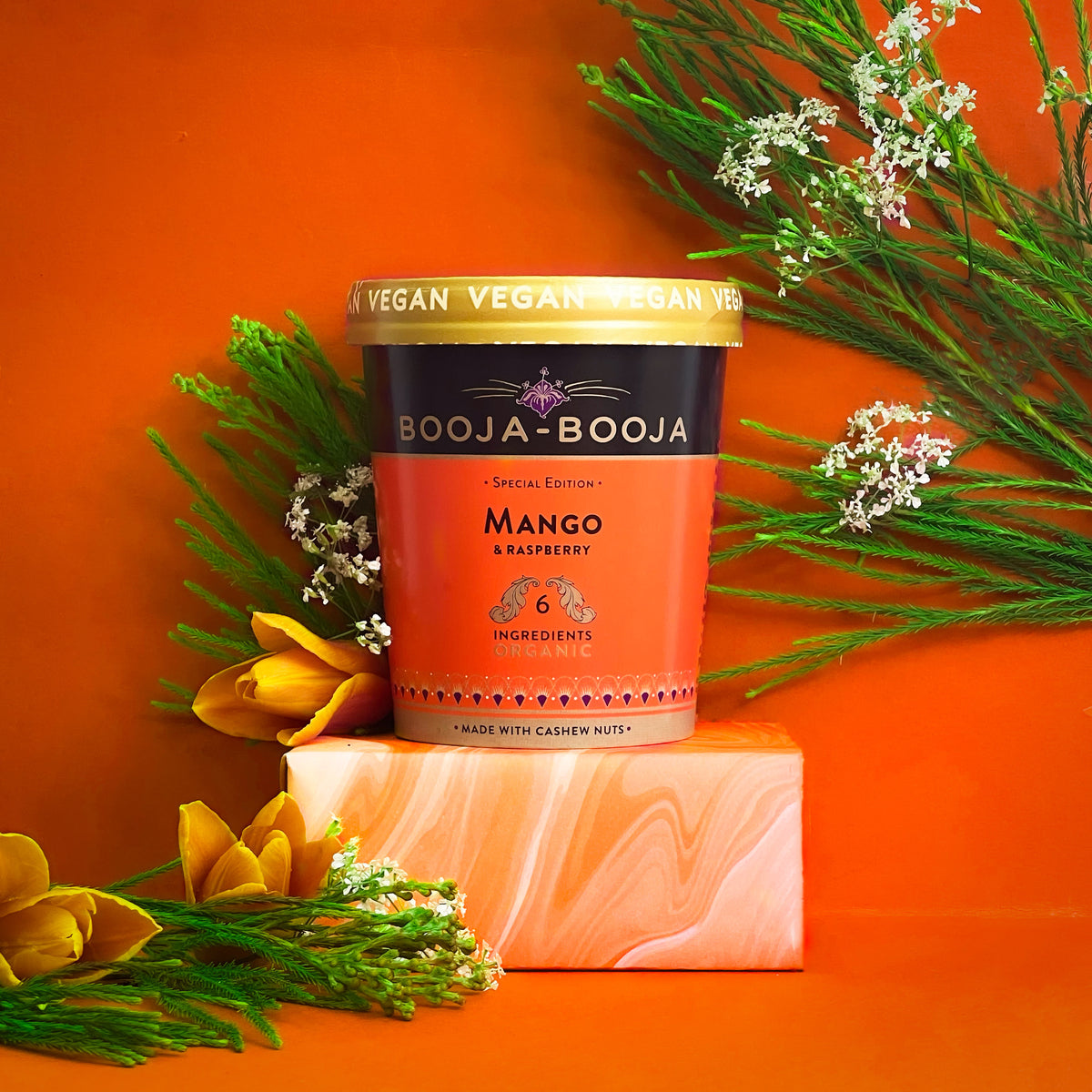 Mango And Raspberry Ice Cream Mango & Raspberry Ice Cream – Booja Booja